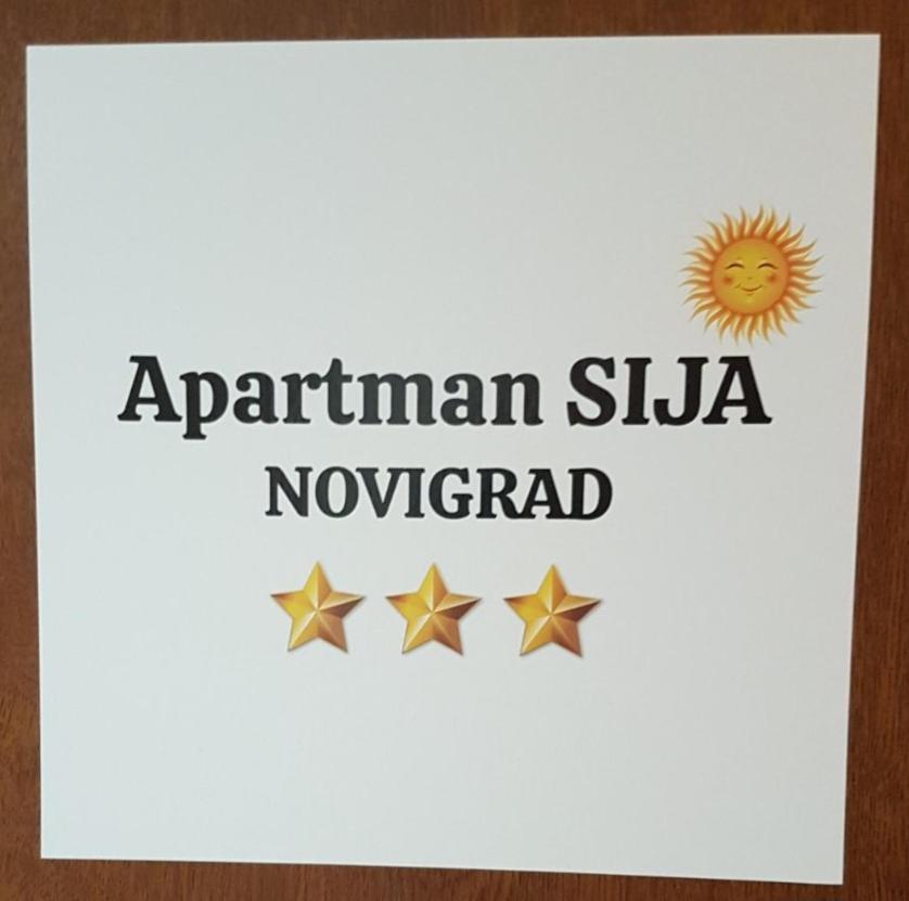 Apartman Sija Novigrad Novigrad  Luaran gambar